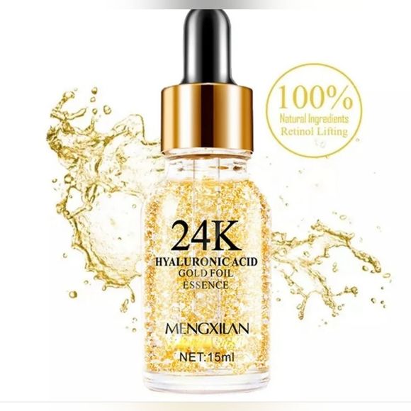 24k infused serum. Smoothes skin & wrinkles, brightens skin acne Korean - Picture 9 of 10